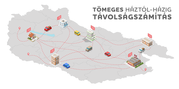 RoadRecord tömeges távolságszámítás