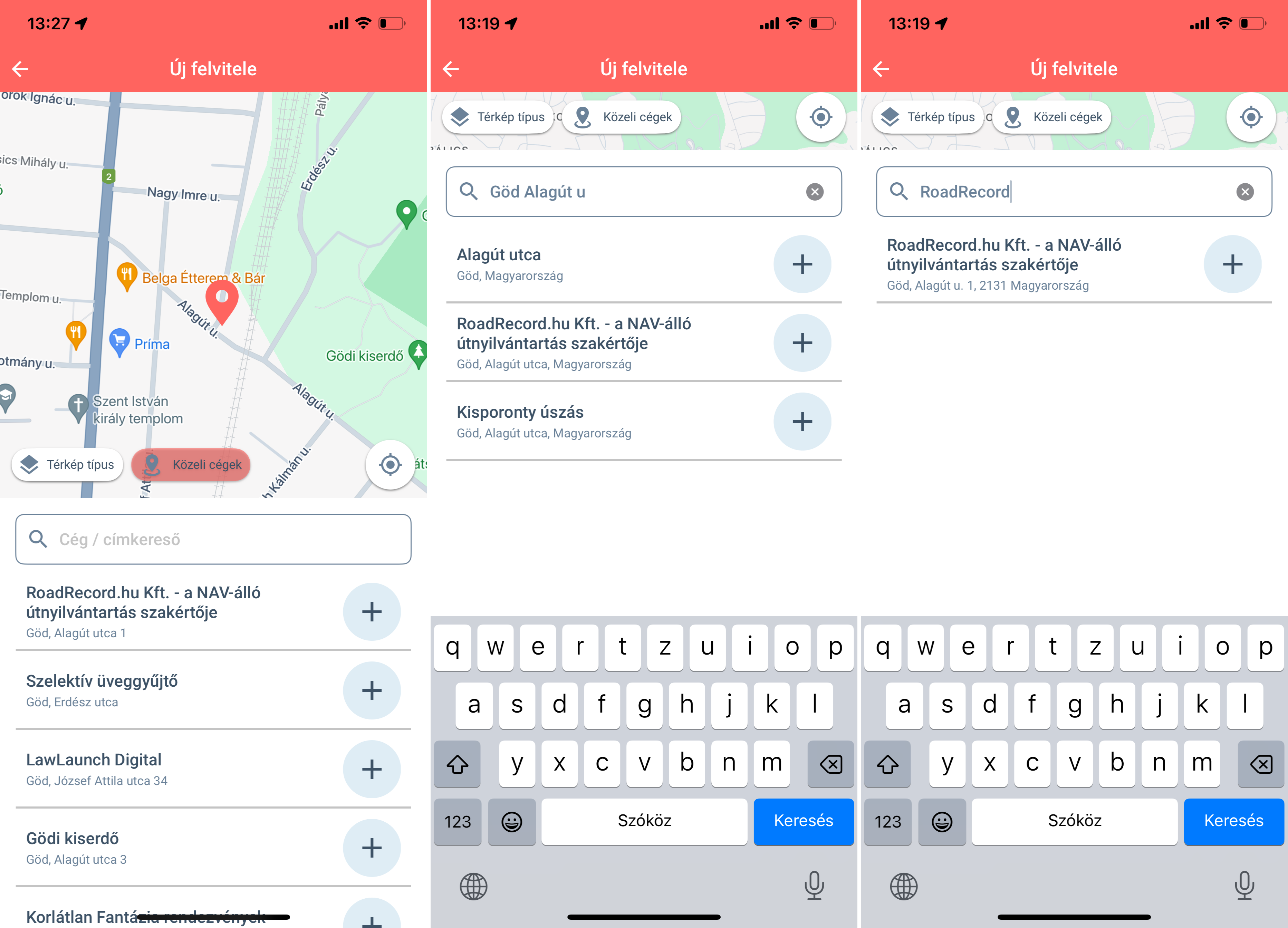utak rögzítése mobilappban 10