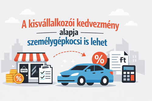 kisvállalkozói kedvezmény egyéni vállalkozó