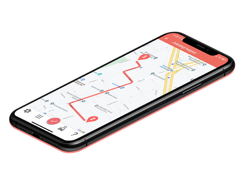 RoadRecord útnyilvántartás mobil app