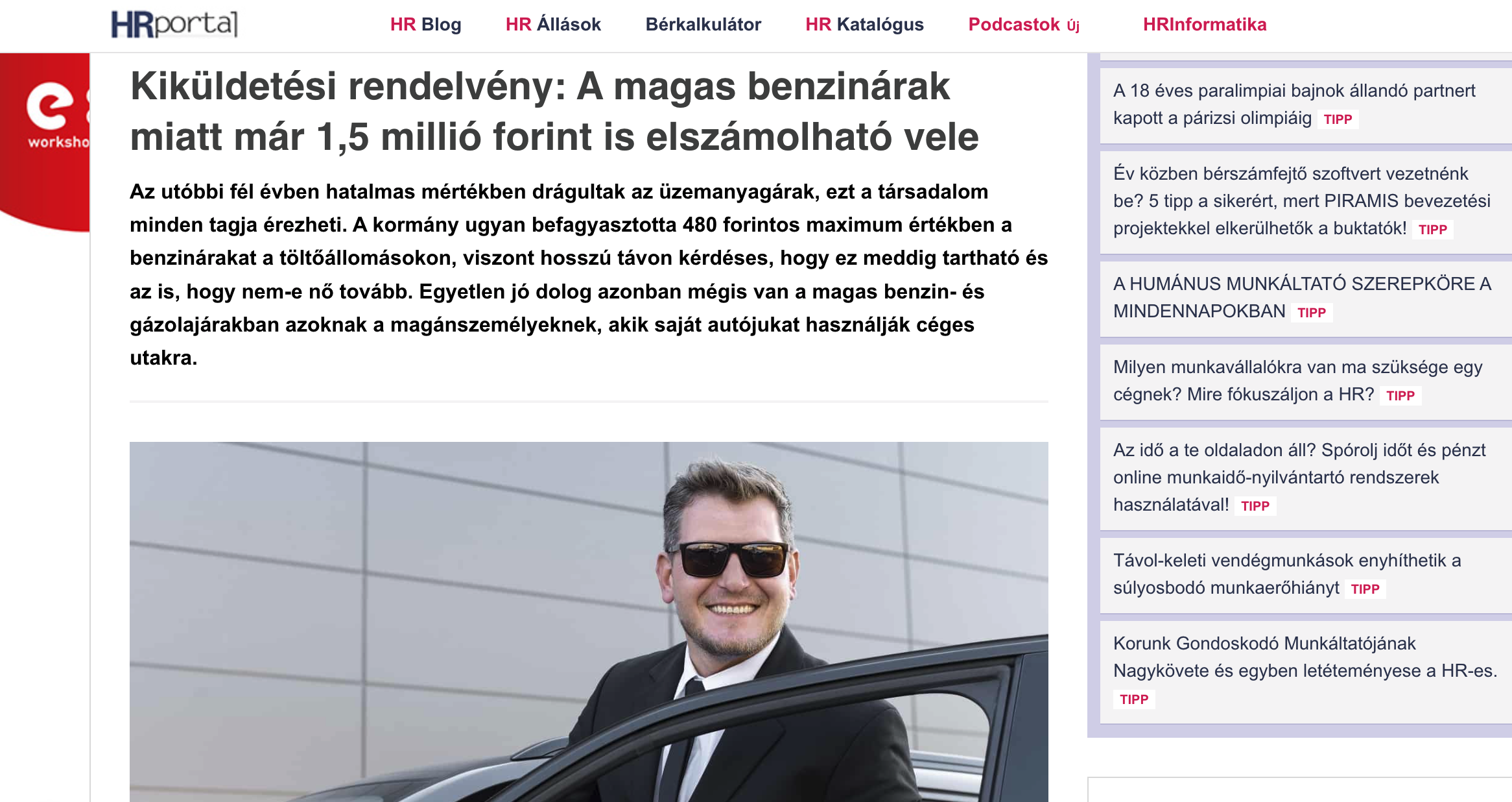 kiküldetési rendelvény hrportal