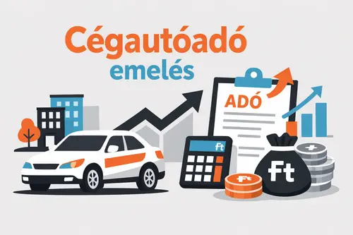 cégautóadó emelés