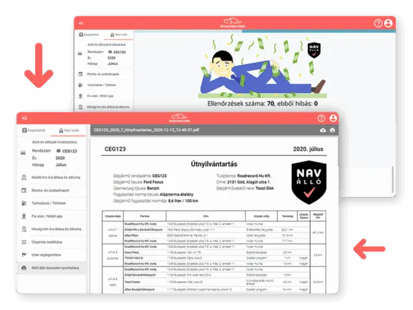 Útnyilvántartás lízing ÁFA visszaigénylés