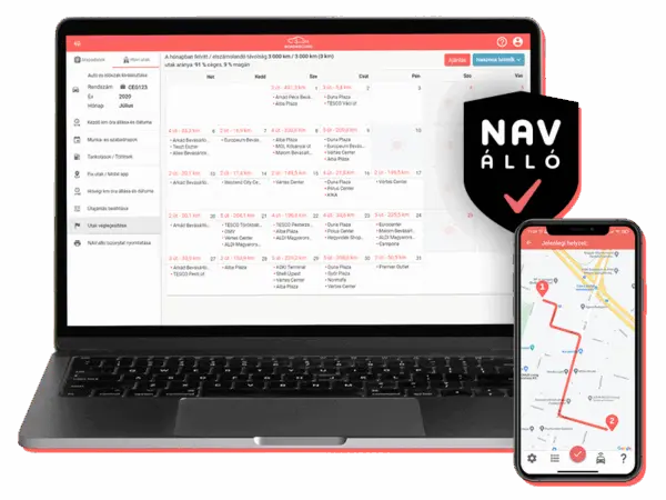 ingyenes Excel útnyilvántartás minta