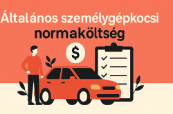 általános személygépkocsi normaköltség
