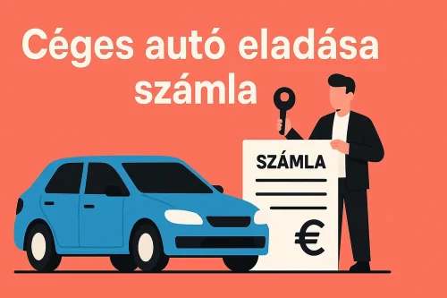 céges autó eladása áfa