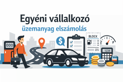 egyéni vállalkozó üzemanyag elszámolás