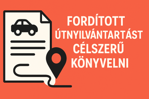 Fordított Útnyilvántartást Célszerű Könyvelni