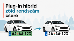 hibrid rendszám csere