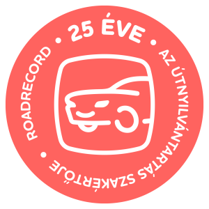 RoadRecord 25 éves logó