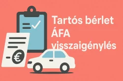 tartós bérlet ÁFA visszaigénylés