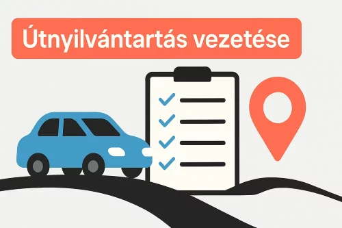Útnyilvántartás vezetése